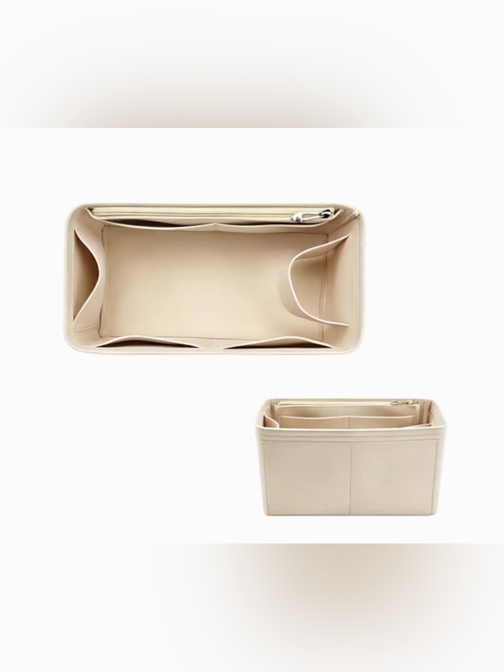 25cm Beige Tote Insert Organizer NWT
